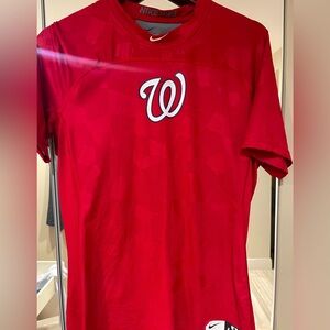 Nike Pro Hypercool Washington Nationals Athletic Shirts